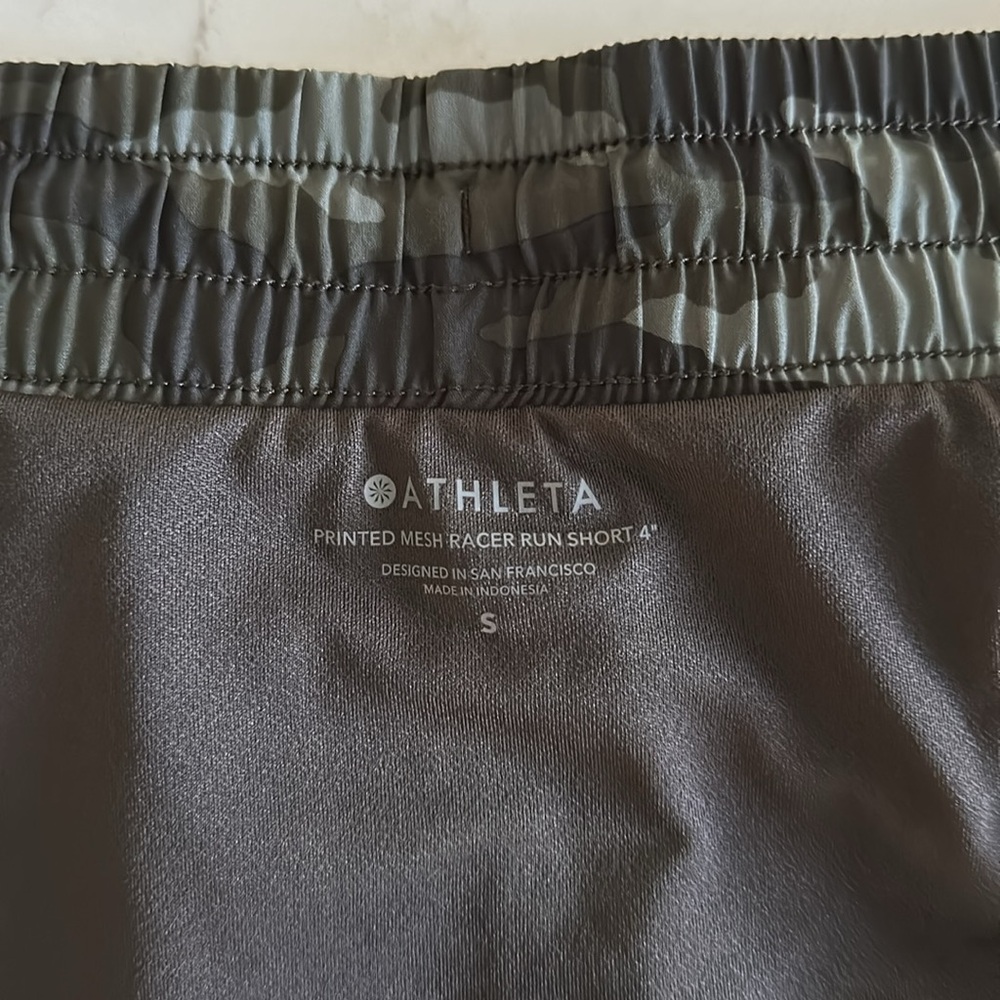 Athleta Mesh Racer Run Mid Rise Short, 4” - Picture 7 of 8
